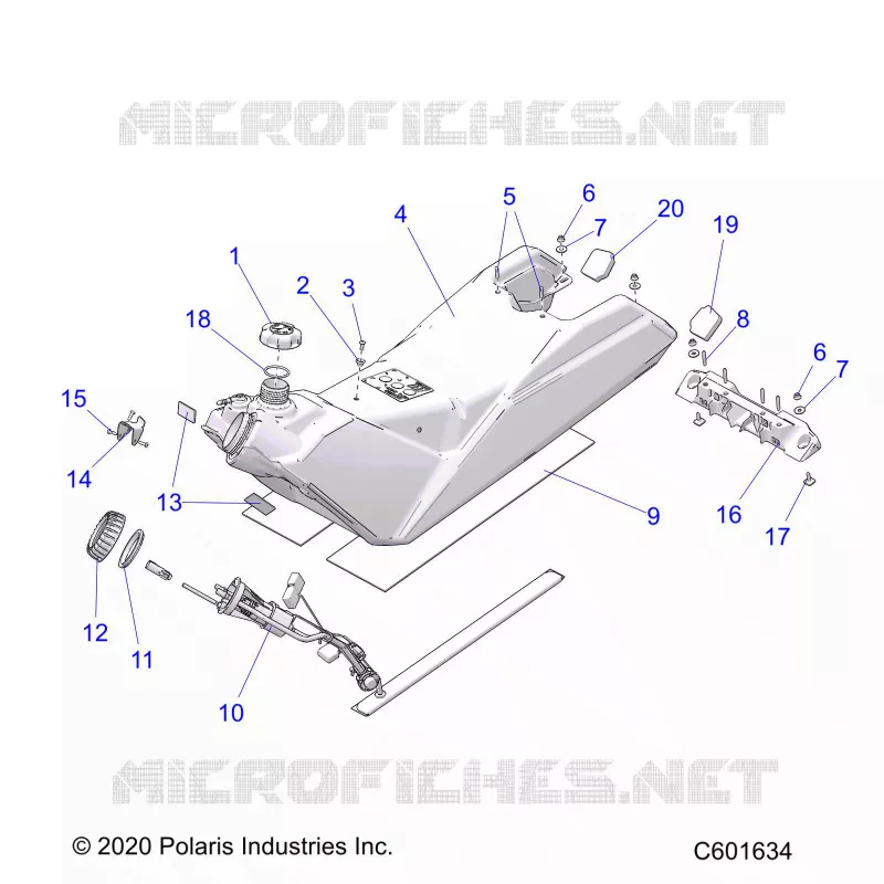 FUEL SYSTEM, FUEL TANK ASM.