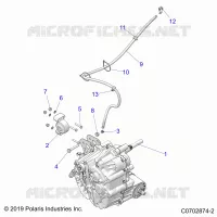 DRIVE TRAIN, MAIN GEARCASE MOUNTING -Z24G4C92AN/BN (C0702874-2)