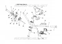STEERING, HANDLEBAR AND THROTTLE  ASM.