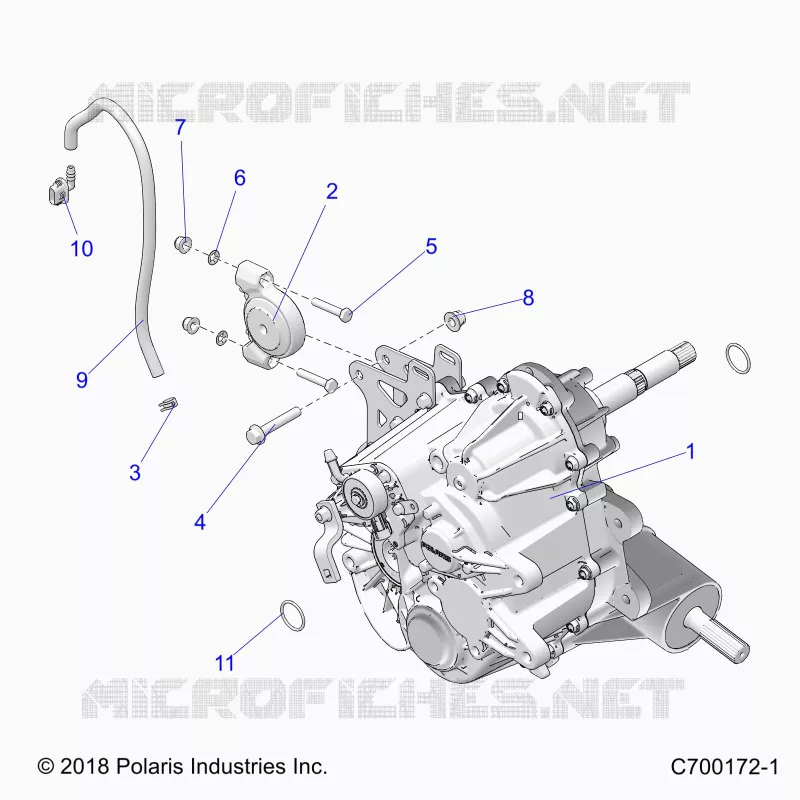 DRIVE TRAIN, MAIN GEARCASE MOUNTING