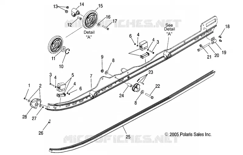 RAIL MOUNTING SUSPENSION