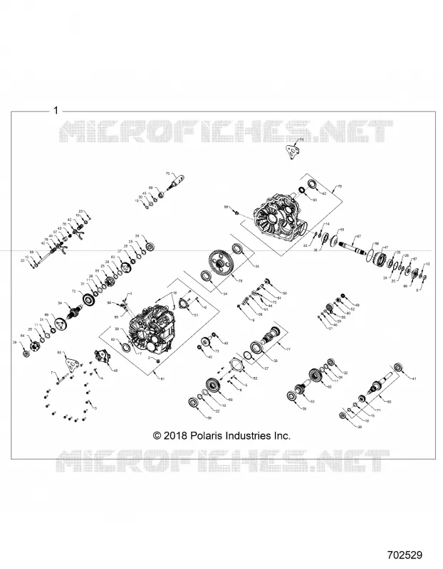 DRIVE TRAIN, MAIN GEARCASE INTERNALS