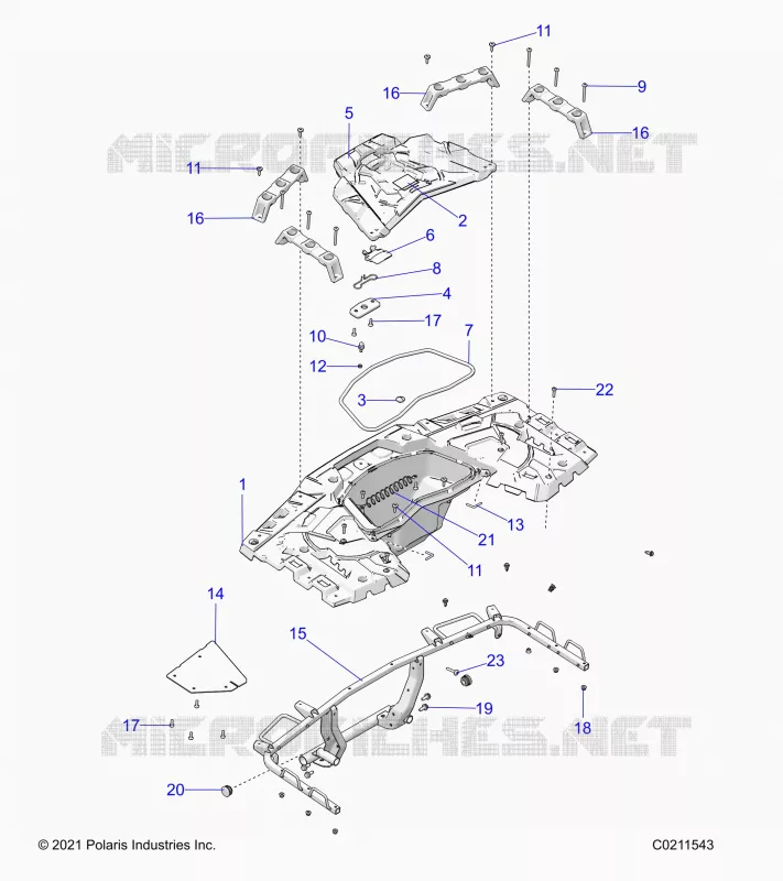 REAR BODYWORK RACK
