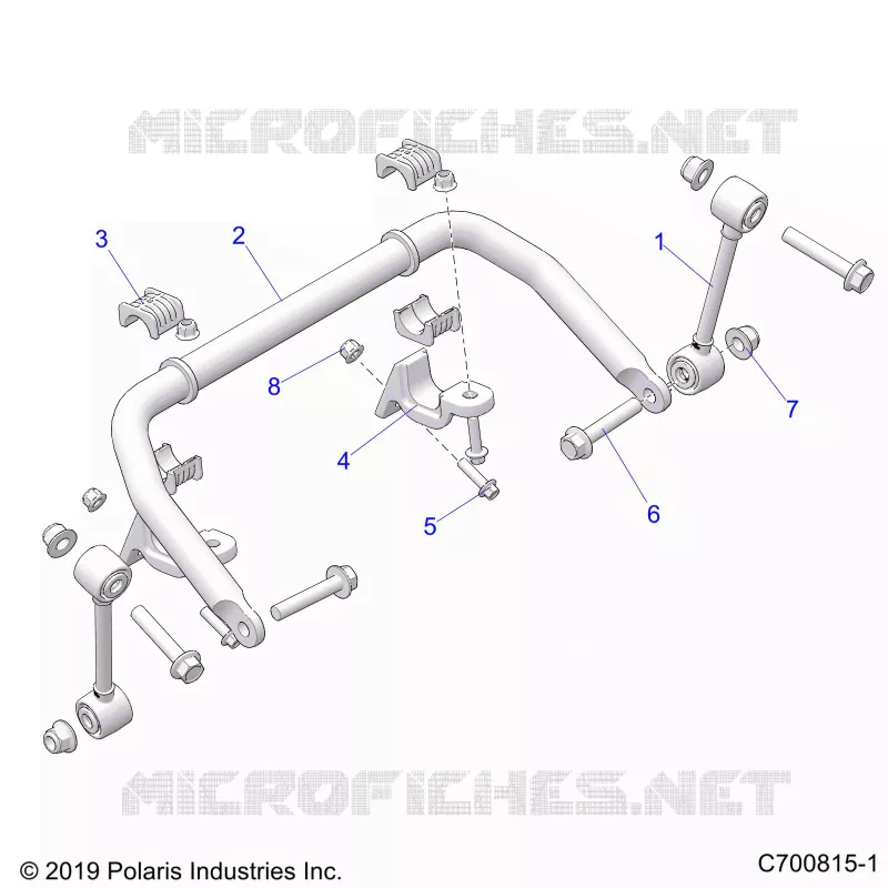 SUSPENSION, FRONT STABILIZER BAR- G21GMJ99AJ/AZ/BJ/BZ (C701011-2)