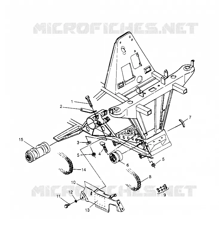 FRONT DRIVE ASSEMBLY SPORTSMAN 4X4 W958040 (4930403040B003)