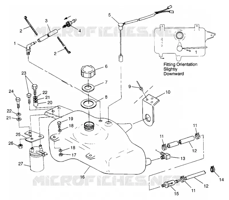 OIL TANK SL 780 B974088 AND INTL. SL 780 I974088 (4940924092A012)