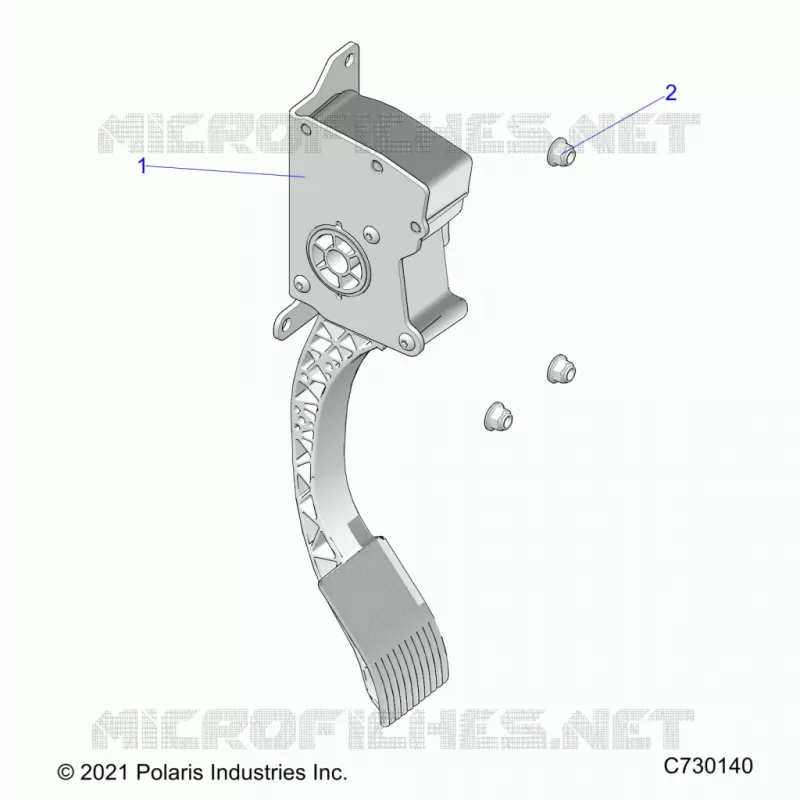 ENGINE, THROTTLE PEDAL