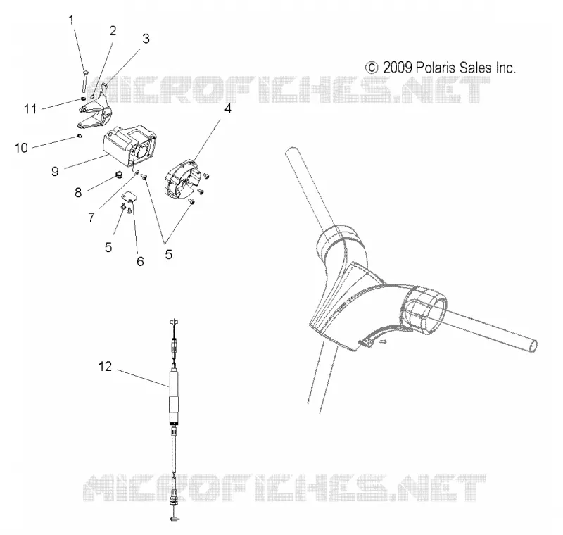 ENGINE, THROTTLE   CONTROL ASM.