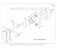 REAR BRAKE CALIPER