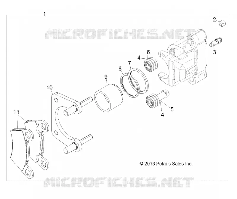 REAR BRAKE CALIPER