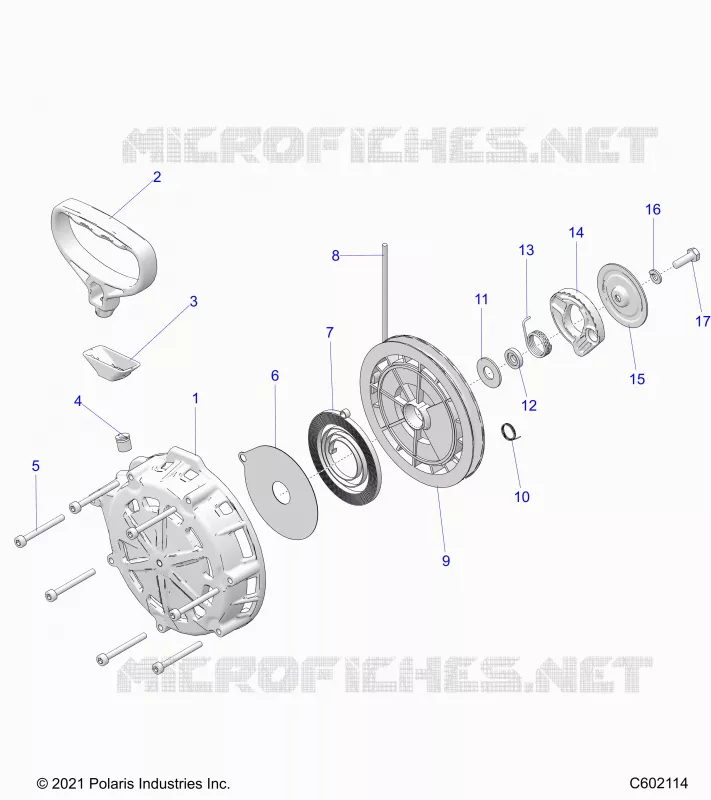 ENGINE, RECOIL STARTER