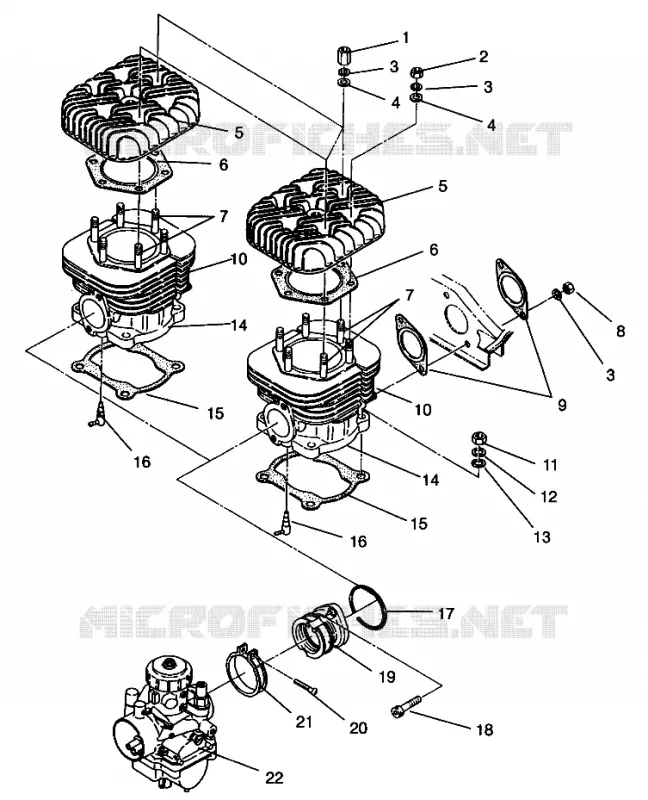 CYLINDER WIDETRAK GT 0962061 AND EUROPEAN WIDETRAK GT E962061 (4931623162C008)