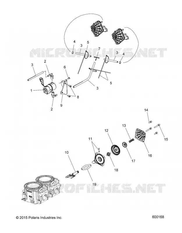 ENGINE, EXHAUST VALVES AND SOLENOID