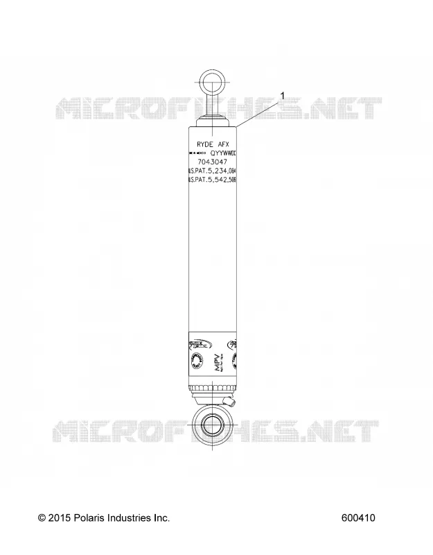 REAR TRACK SHOCK (7043047)