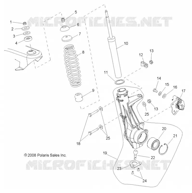 FRONT SUSPENSION STRUT