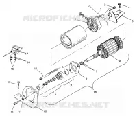 STARTING MOTOR XLT TOURING 0973357 AND EUROPEAN XLT TOURING E973357 (4937723772D002)