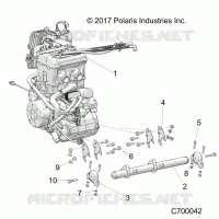 ENGINE, MOUNTING & LONG BLOCK