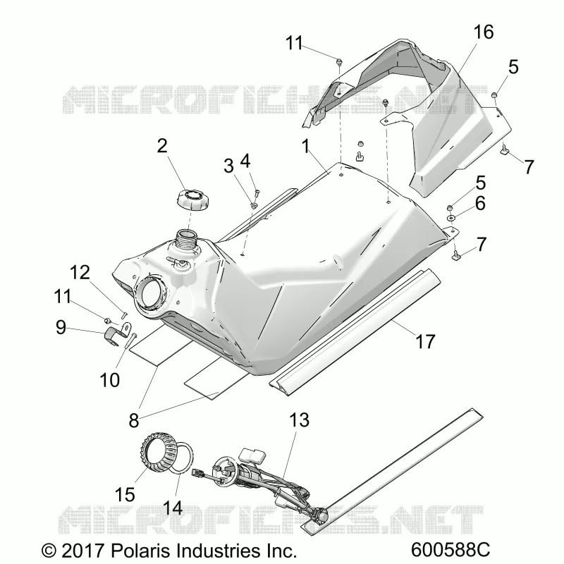 FUEL SYSTEM, FUEL TANK ASM.