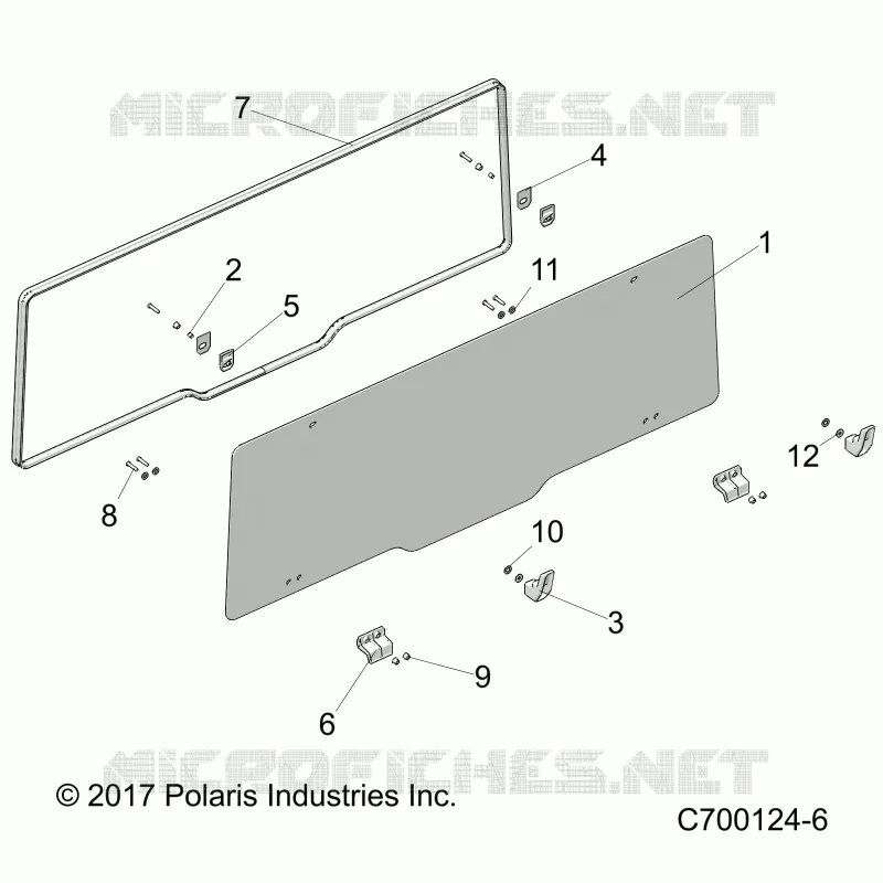 REAR BODYWORK WINDOW