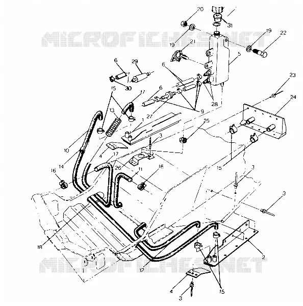 COOLING SYSTEM 500 AND 500 CLASSIC (4921252125040A)