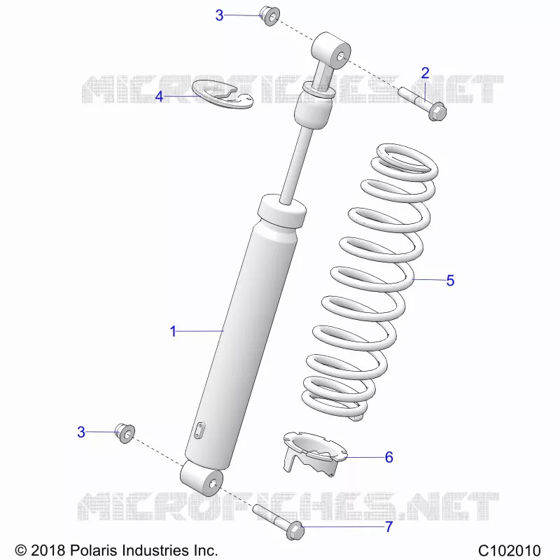 SUSPENSION, REAR SHOCK