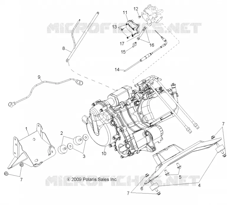 ENGINE, MOUNTING