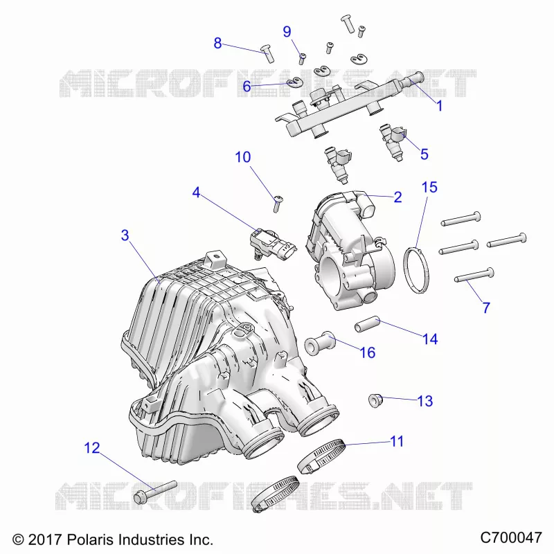 ENGINE, AIR INTAKE MANIFOLD