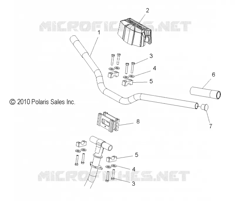 STEERING, HANDLEBAR MOUNTING