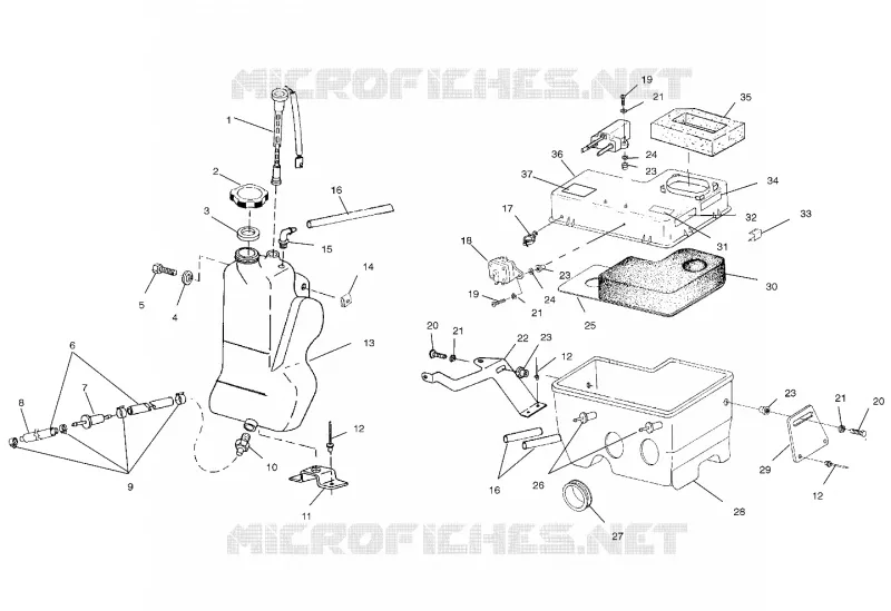 OIL TANK   AIR BOX