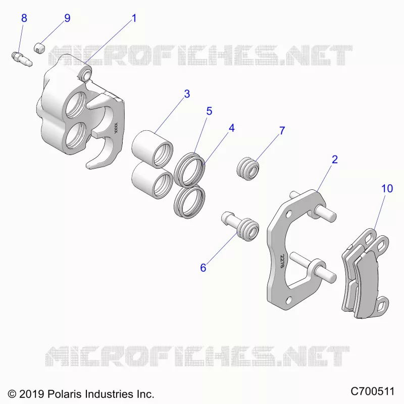 BRAKES, REAR CALIPER
