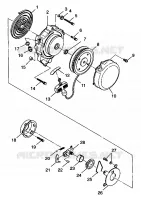 RECOIL STARTER TRAIL BLAZER W98BA25C (4945464546C011)