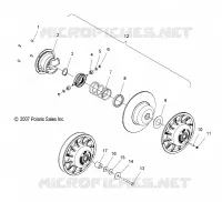 DRIVE TRAIN, SECONDARY CLUTCH