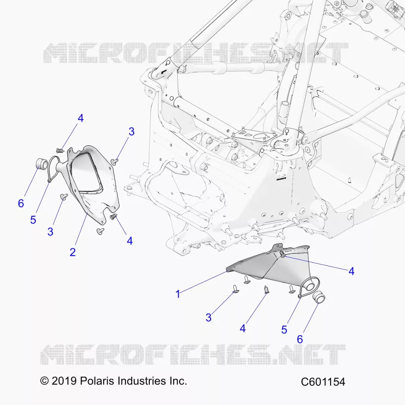 CHASSIS, TIE ROD BOOT ASM.