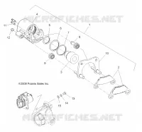 REAR BRAKE CALIPER
