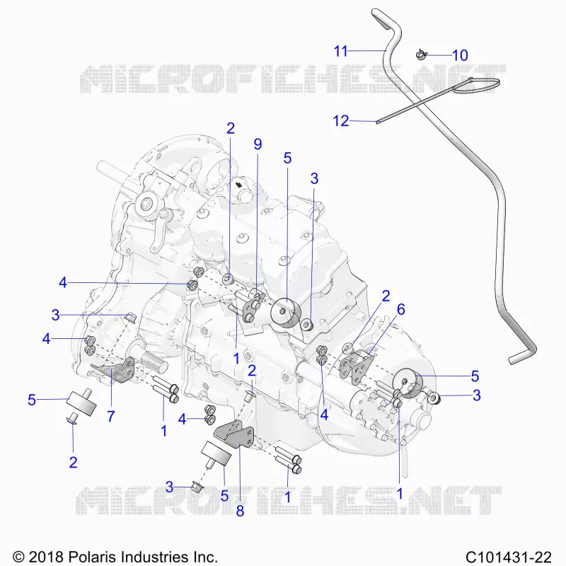 ENGINE, MOUNTING AND TRANSMISSION MOUNTING
