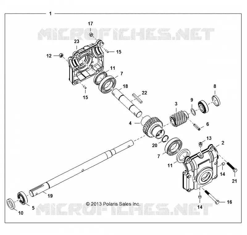 SNOW BLOWER GEARBOX