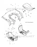 REAR CAB, SEAT AND FOOTWELLS