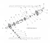 DRIVE TRAIN, REAR GEARCASE INTERNALS