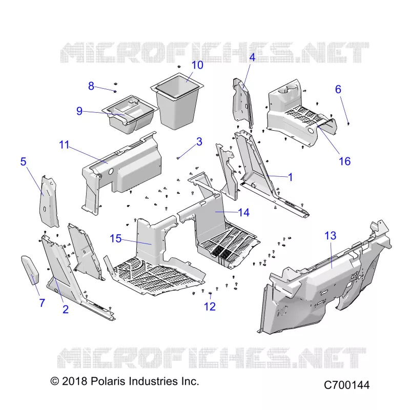 FRONT FLOOR & ROCKERS- R20RSU99AA/AX/A9/AP (C700144)