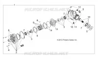 DRIVE TRAIN, FRONT GEARCASE INTERNALS (TO 7/1/16)