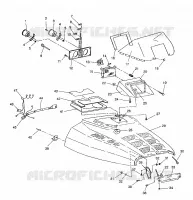 HOOD ASSEMBLY 440 XCR / 0931760 (4923022302005A)
