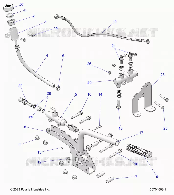 BRAKES, SECONDARY BRAKE