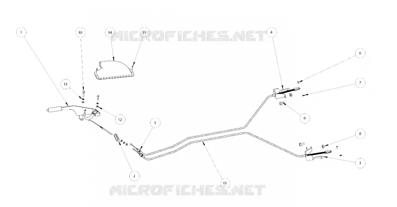 PARKING BRAKE BRAKE LEVER
