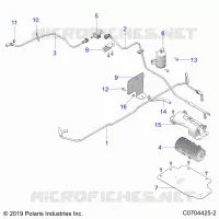 FUEL SYSTEM, FUEL TANK EVAP, CANISTER AND LINES