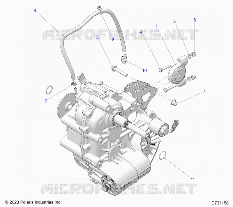DRIVE TRAIN, MAIN GEARCASE MOUNTING