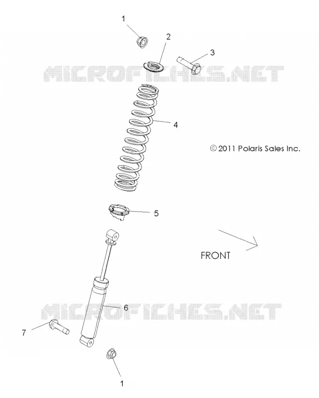 REAR SUSPENSION SHOCK MOUNTING