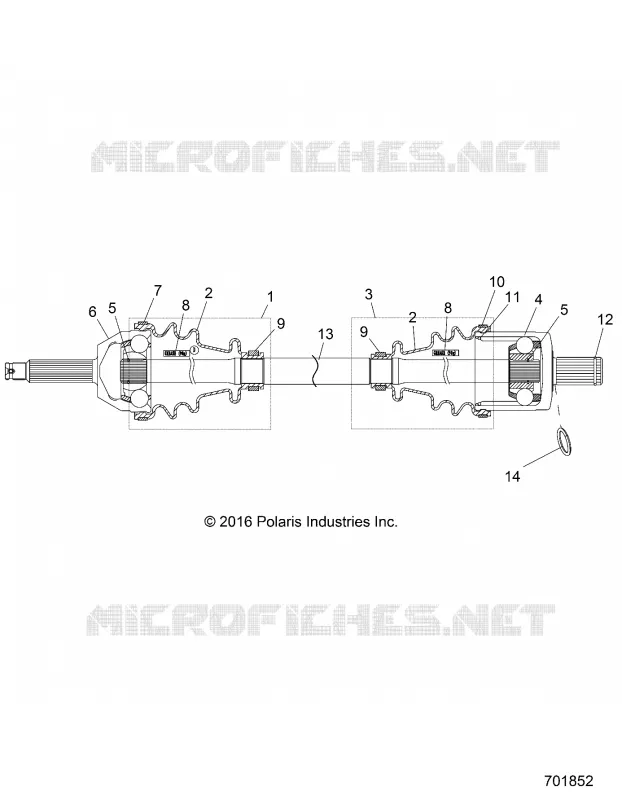 DRIVE TRAIN, FRONT DRIVE SHAFT