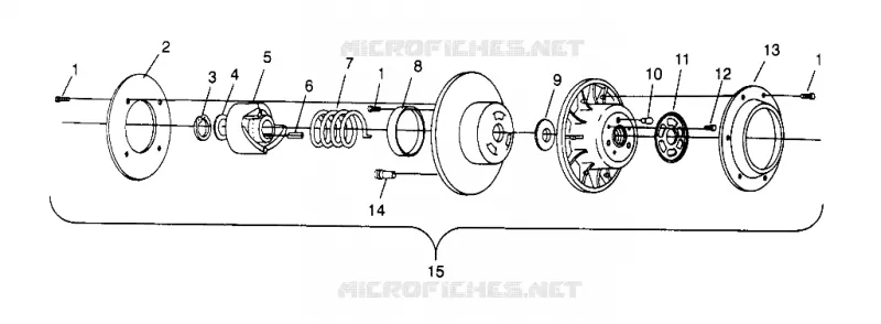 DRIVEN CLUTCH XLT 0966756 (4933823382C001)