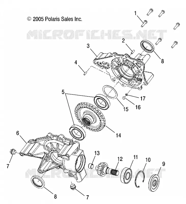 REAR GEARCASE