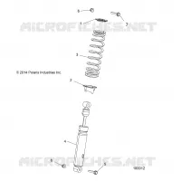 SUSPENSION, FRONT SHOCK